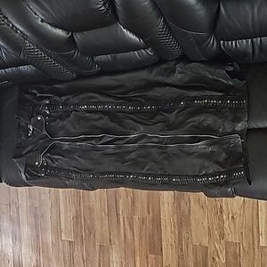 Wwe Drew Mcintyre Real Leather Black Leather Trench Vest